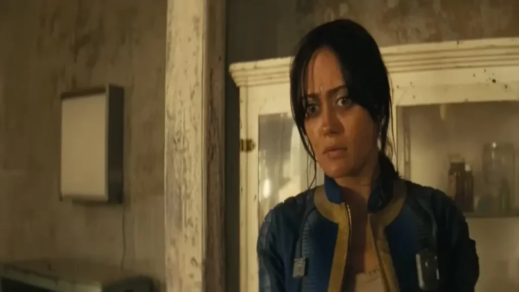 Fallout Season 1 Episode 4 “The Ghouls” Review: Prime video. Fallout Season 1 Episode 4 The Ghouls Lucy tense wasteland scene