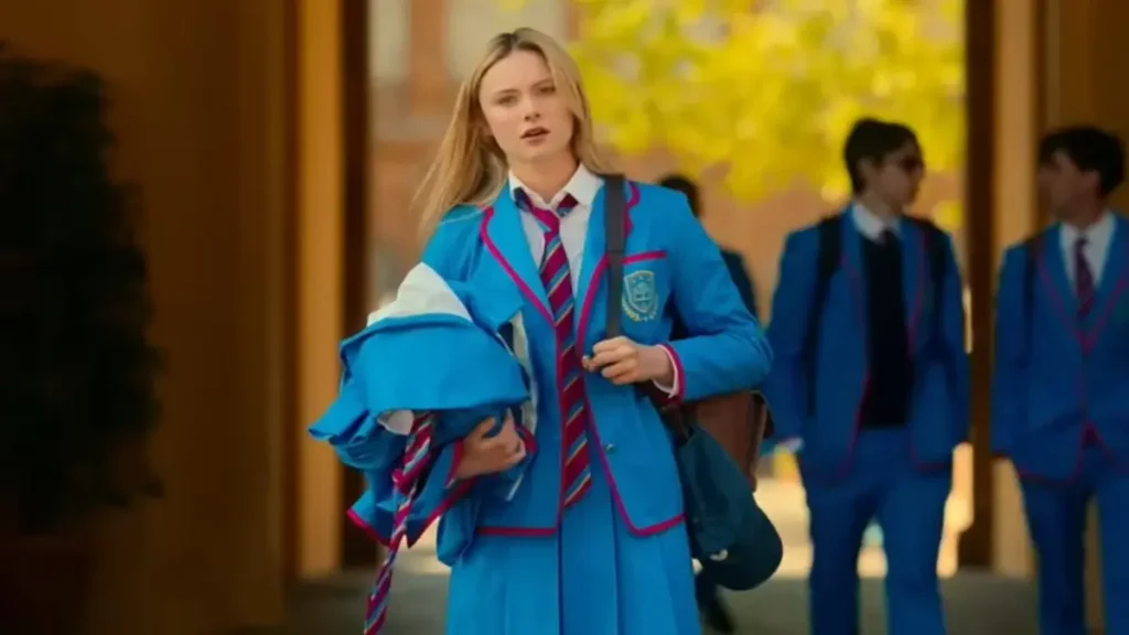 Join Us: A Casual Tour Through the ‘Love Me Love Me’ Trailer Three characters in tense conversation in a stark modern setting from the Love Me Love Me Prime Video thriller trailer.