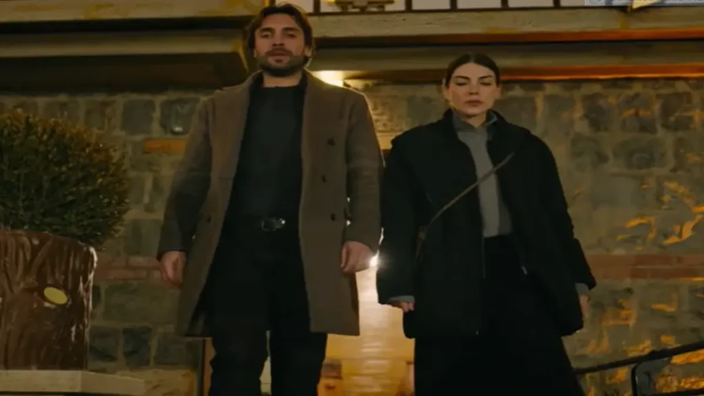 Taşacak Bu Deniz Episode 18 Summary & Analysis Adil and Esme in an emotional confrontation scene from Taşacak Bu Deniz Episode 18, reflecting tension and unresolved love