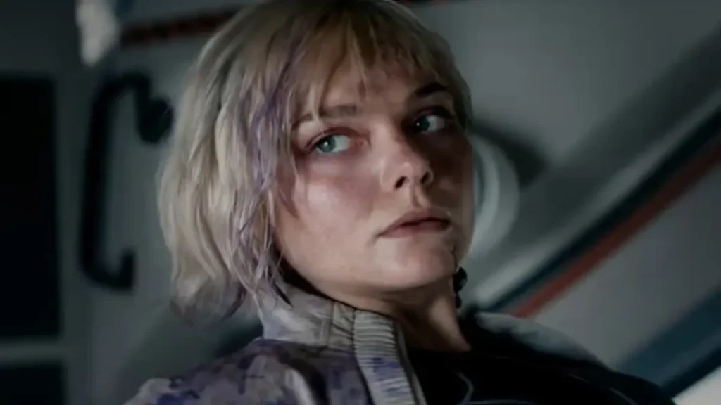 Why the Predator: Badlands Trailer Feels So Different Predator Badlands trailer still showing intense survivor expression in hostile environment