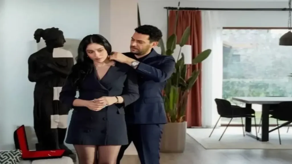 Roses and Sins Episode 17 dramatic scene with tense emotional moment between two characters indoors