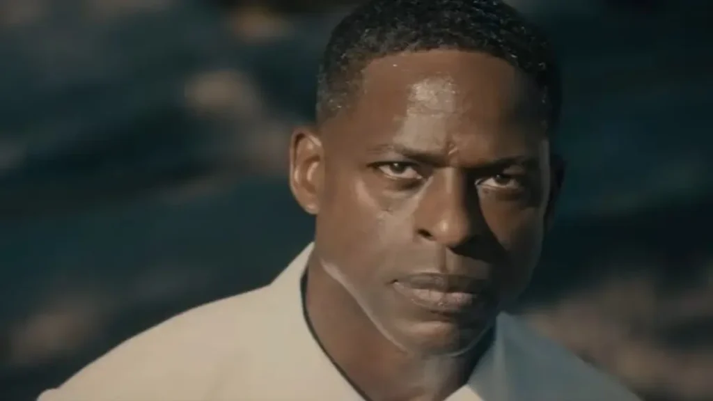 Paradise Season 2 on Hulu (2026) intense close-up from teaser scene