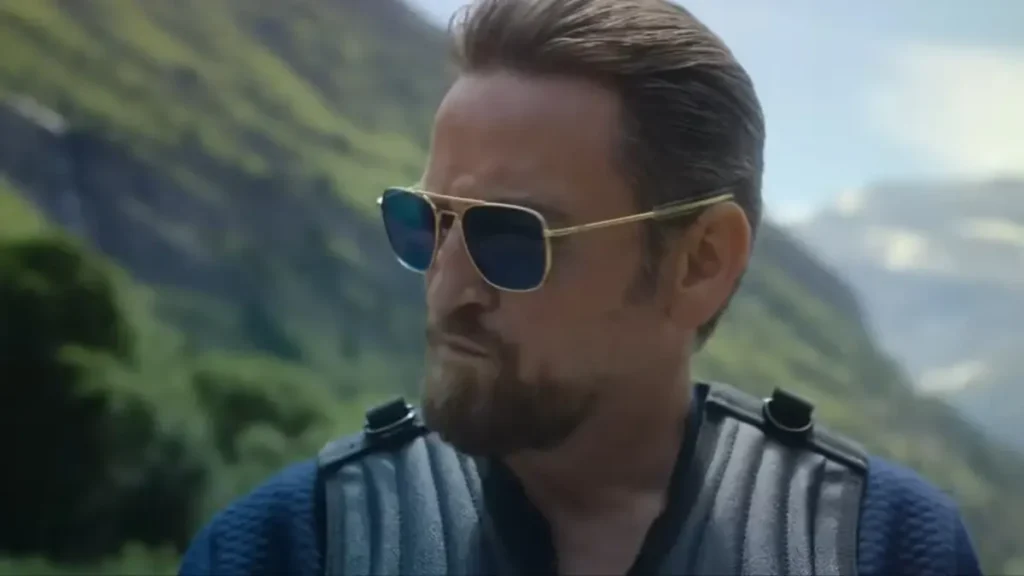 The Hunt Trailer: Apple TV+’s Next Big Thriller? The Hunt Apple TV official trailer scene showing lead character in tactical vest and sunglasses