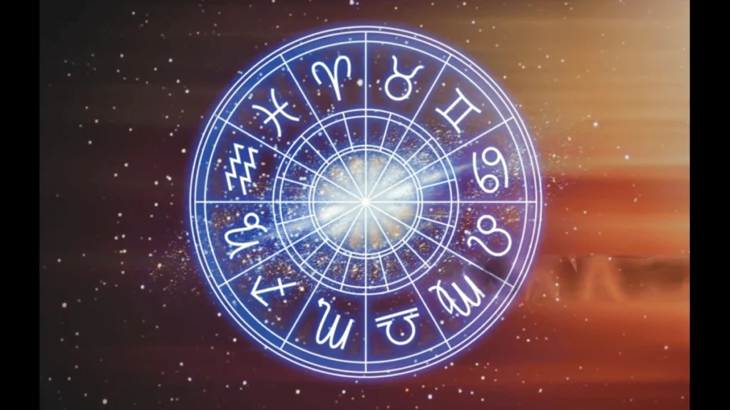 March 4, 2026 horoscope zodiac wheel with planetary alignment illustration