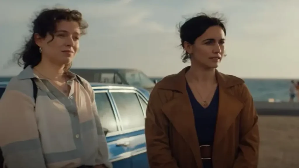 Between Lands Season 2 characters standing by the sea in official trailer scene