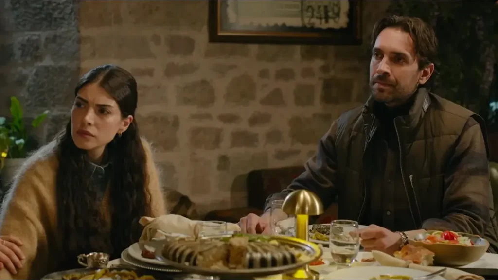 Taşacak Bu Deniz Episode 21 dramatic scene revealing Eleni’s true identity in the Black Sea village storyline