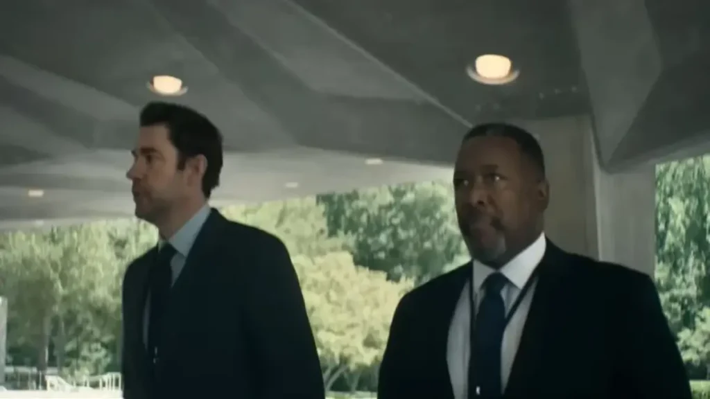 John Krasinski and Wendell Pierce in Jack Ryan Ghost War 2026 teaser scene