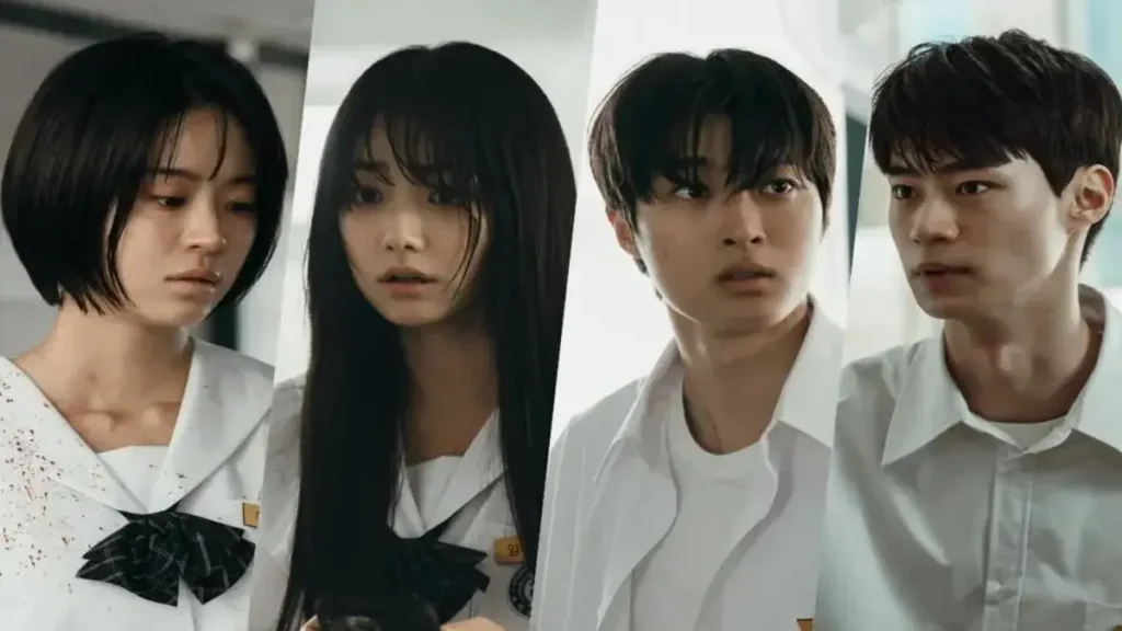 Korean high school students in tense emotional scenes from If Wishes Could Kill Netflix trailer
