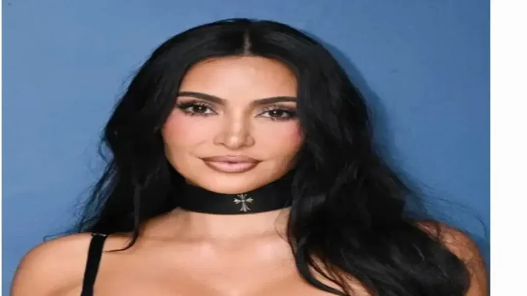 Kim Kardashian, Lewis Hamilton, and Brad Pitt: Inside the Rumored Strategy Behind Hollywood’s Power Circles Kim Kardashian portrait with sleek black hair and glamorous makeup against blue background