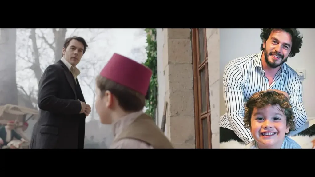 Ismail Ege Şaşmaz with his brother Yalın Şaşmaz in Onbeşliler scene