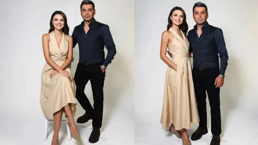 Ozan Akbaba and Sinem Ünsal posing for Go Türkiye Season 2 in Cappadocia
