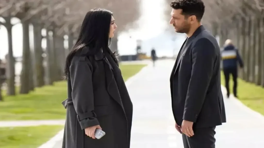 Serhat and Zeynep confront each other emotionally in Roses and Sins Episode 25