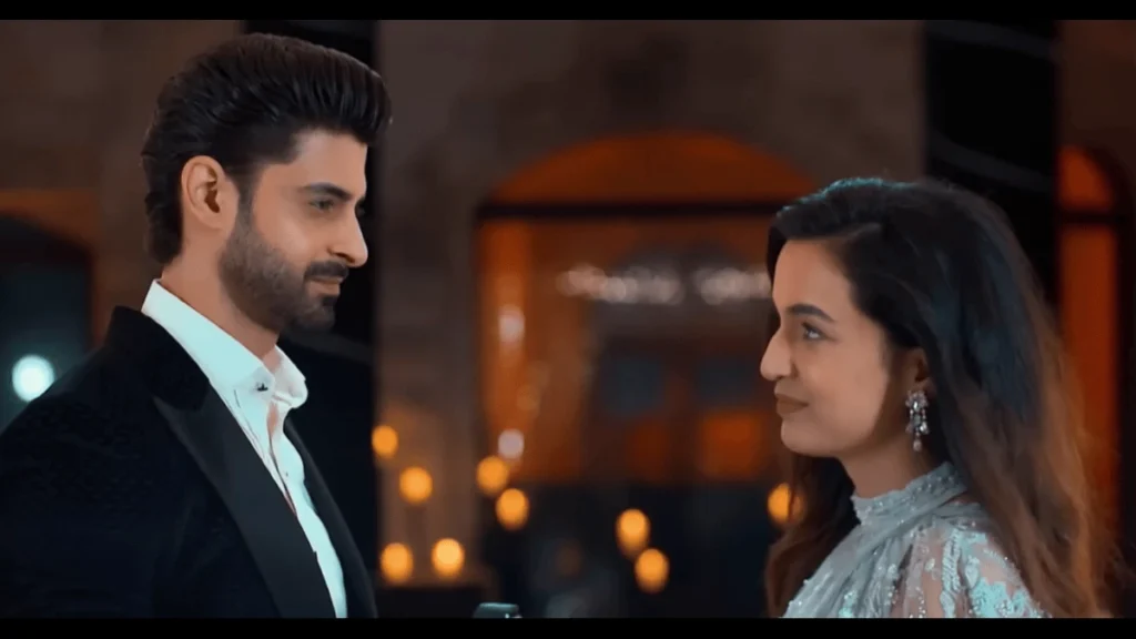 Saad Qureshi and Hira Khan in Har Pal Geo new drama teaser scene