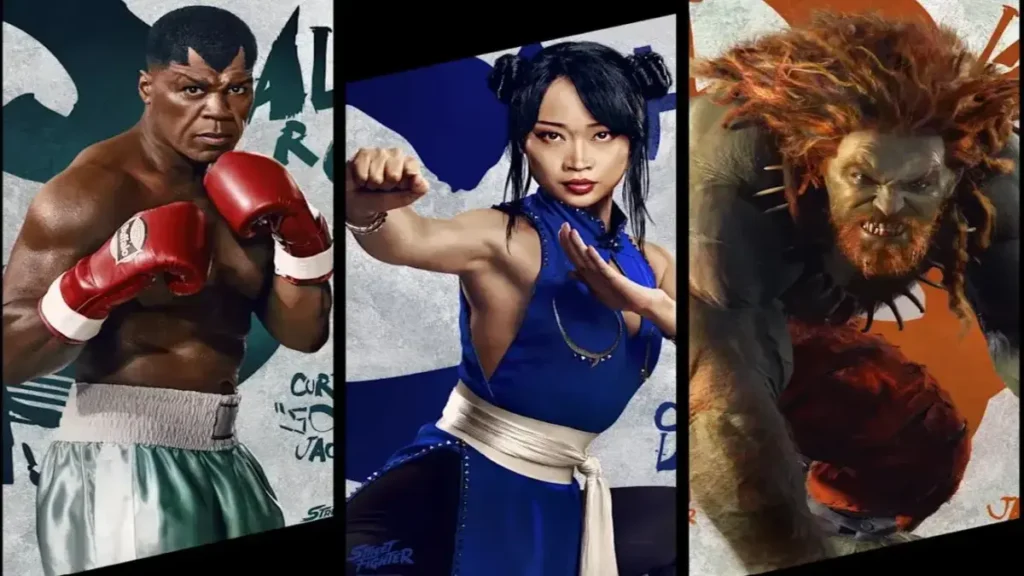 Street Fighter 2026 movie characters Balrog Chun-Li Blanka official trailer scene