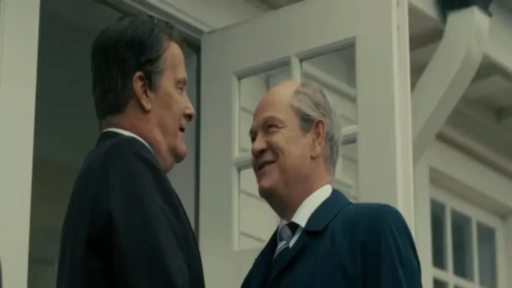 The Brink of War official trailer scene showing intense military standoff