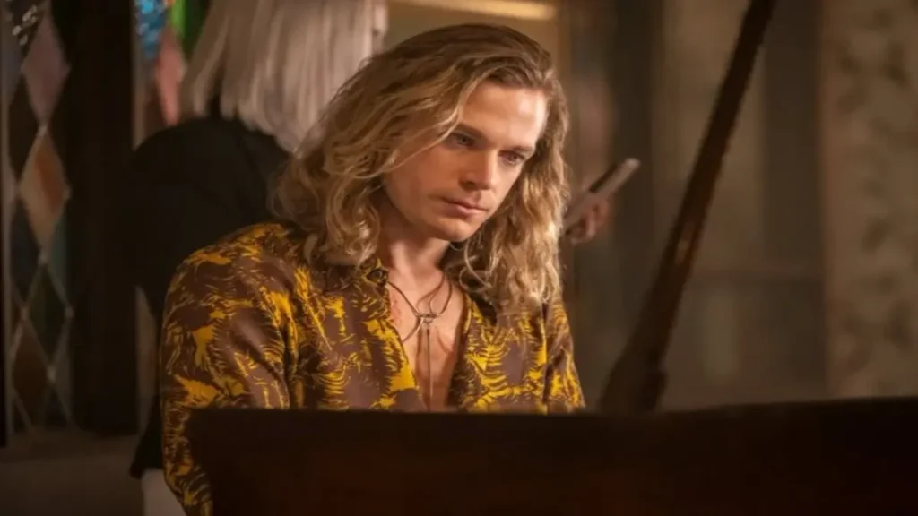 The Vampire Lestat trailer scene showing Lestat at piano in AMC series