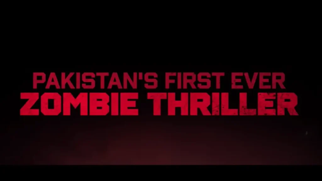 ZOMBEID teaser featuring Fahad Mustafa in a post-apocalyptic zombie setting