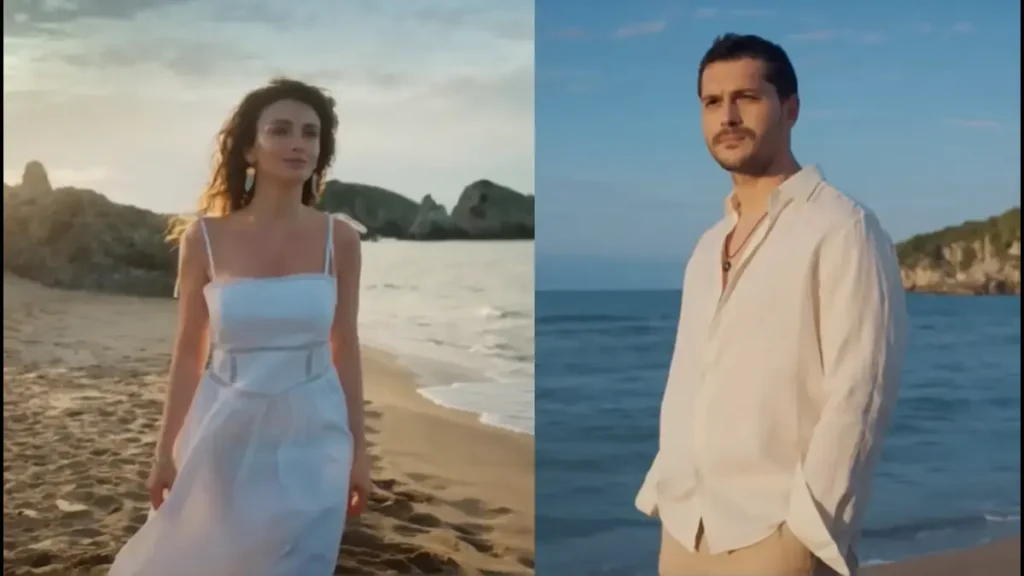 Alperen Duymaz and Özge Yağız in Doğanın Kanunu Turkish drama series