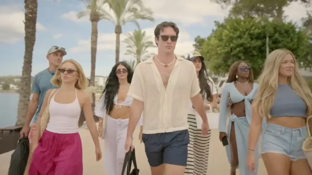 Million Dollar Nannies on Hulu: The Hidden World of Elite Childcare in Luxury Households Million Dollar Nannies Hulu cast walking through a luxury resort destination