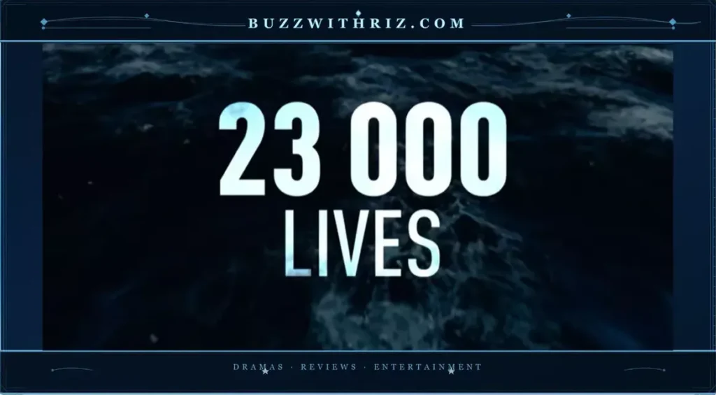 23,000 Lives Netflix film showing young volunteers on a Mediterranean rescue mission helping refugees at sea.