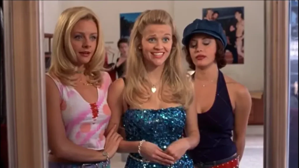 Elle Woods and Vivian Kensington friendship scene in Legally Blonde 2001