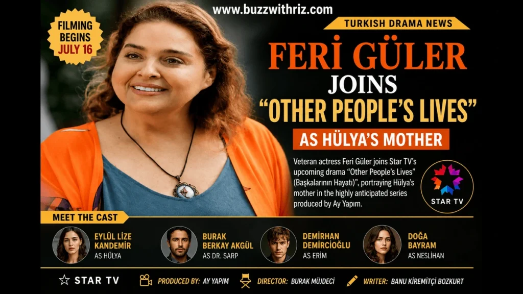 Feri Güler as Hülya’s mother in Star TV drama Other People’s Lives