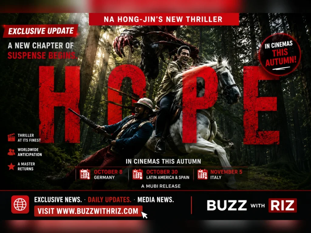 HOPE official teaser featuring atmospheric visuals from Na Hong-jin's upcoming thriller distributed by MUBI