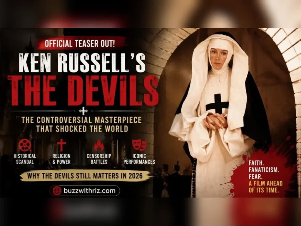 Vanessa Redgrave in Ken Russell's The Devils official teaser scene.