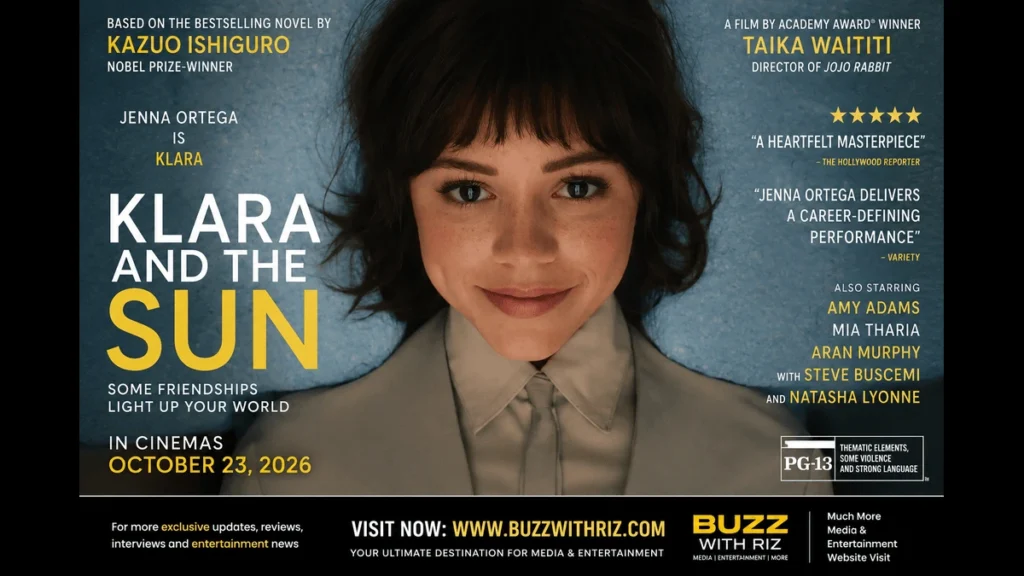 Jenna Ortega as Klara in Klara and the Sun 2026 sci-fi drama film