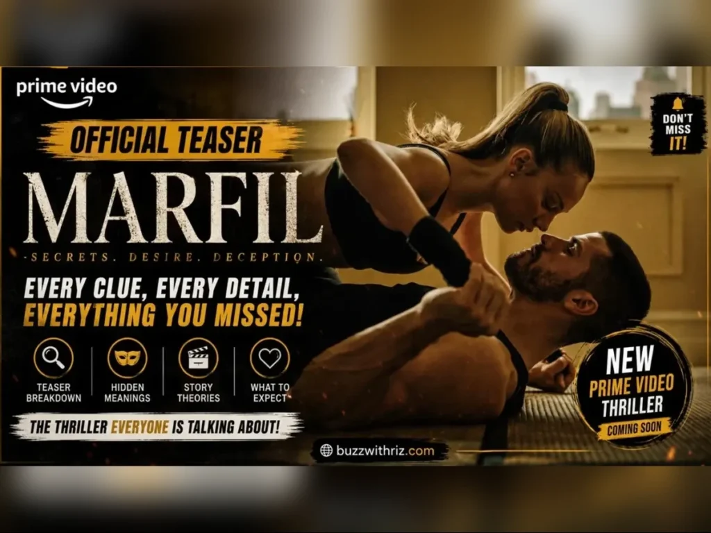 MARFIL Official Teaser showing two characters in an emotionally intense scene from the upcoming Prime Video thriller.