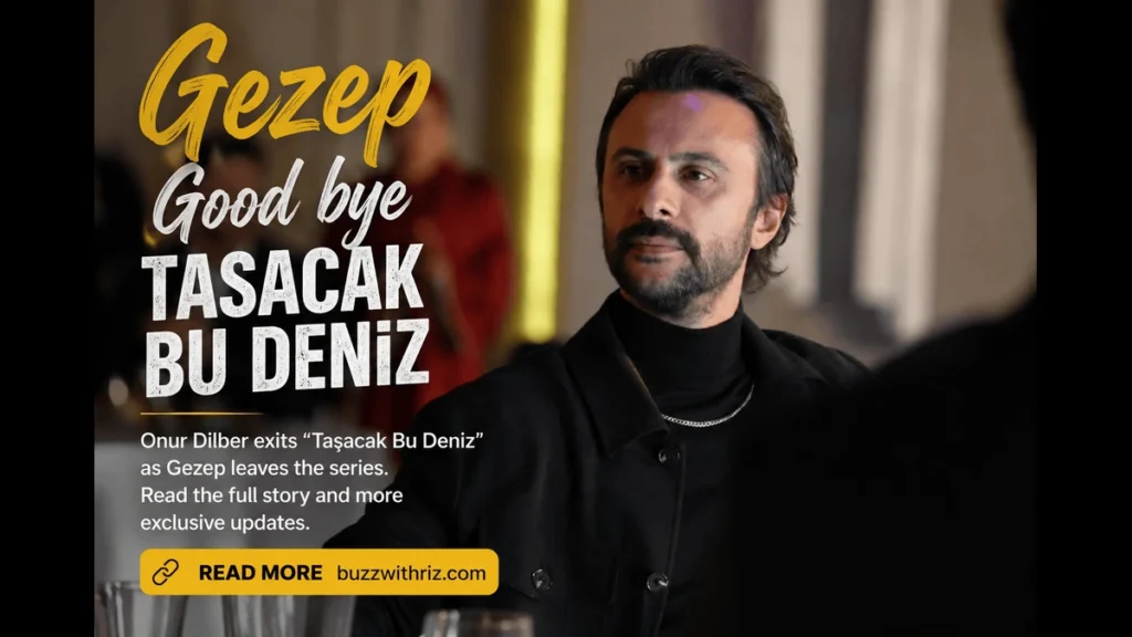 Onur Dilber speaking about his departure from Taşacak Bu Deniz series.