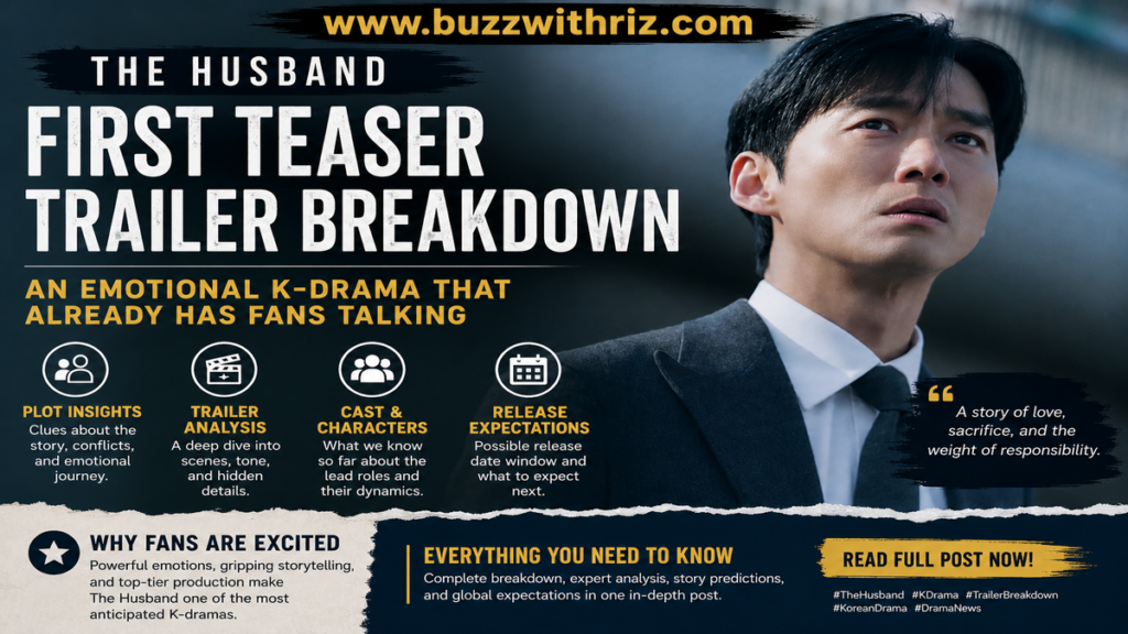 The Husband First Teaser Trailer Breakdown: An Emotional Korean Drama That Already Has Fans Talking The Husband first teaser trailer showing a distressed male character in a business suit.