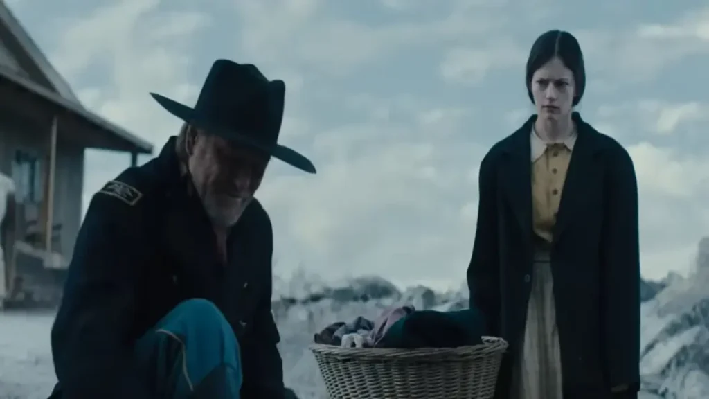 The Isolate Thief official movie trailer poster featuring a Civil War-era Western thriller setting