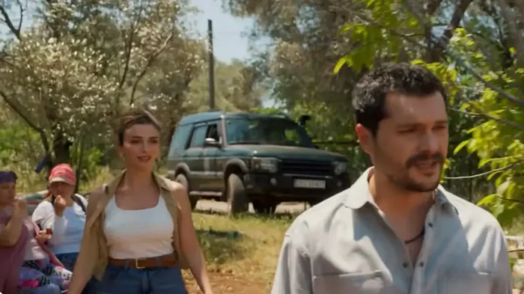 The Law of Nature Episode 1 Ratings Analysis: A Promising Start for Ay Yapım’s New Turkish Drama Alperen Duymaz and Özge Yağız in a scene from The Law of Nature Episode 1 filmed in Urla