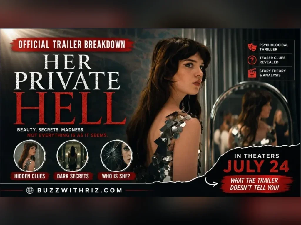 Her Private Hell Official Trailer Breakdown: Everything We Know Before the Film Arrives in Theaters on July 24 Lead character in Her Private Hell official trailer wearing a reflective silver dress during a dramatic psychological thriller scene.