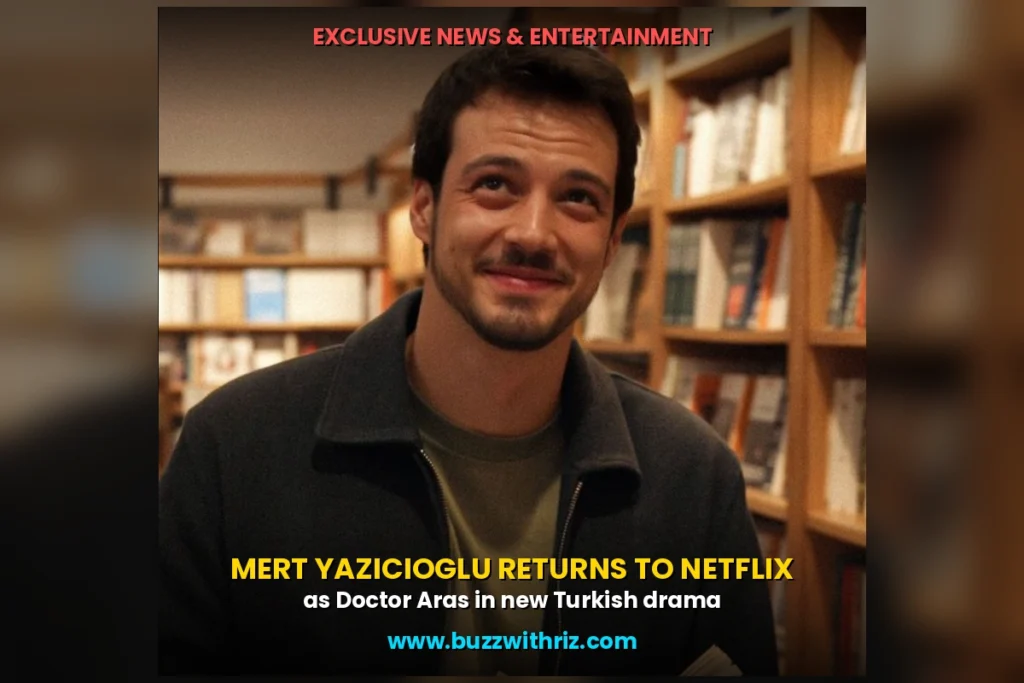 Mert Yazıcıoğlu announced as Doctor Aras in Netflix's upcoming Turkish drama.