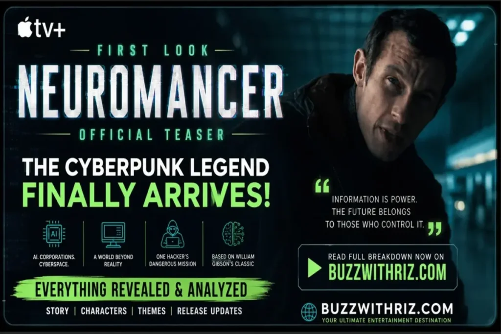 Neuromancer Official Teaser Breakdown: Apple TV+ Finally Brings William Gibson’s Cyberpunk Vision to the Screen Case in the Neuromancer Official Teaser from the upcoming Apple TV+ cyberpunk series based on William Gibson's acclaimed novel.