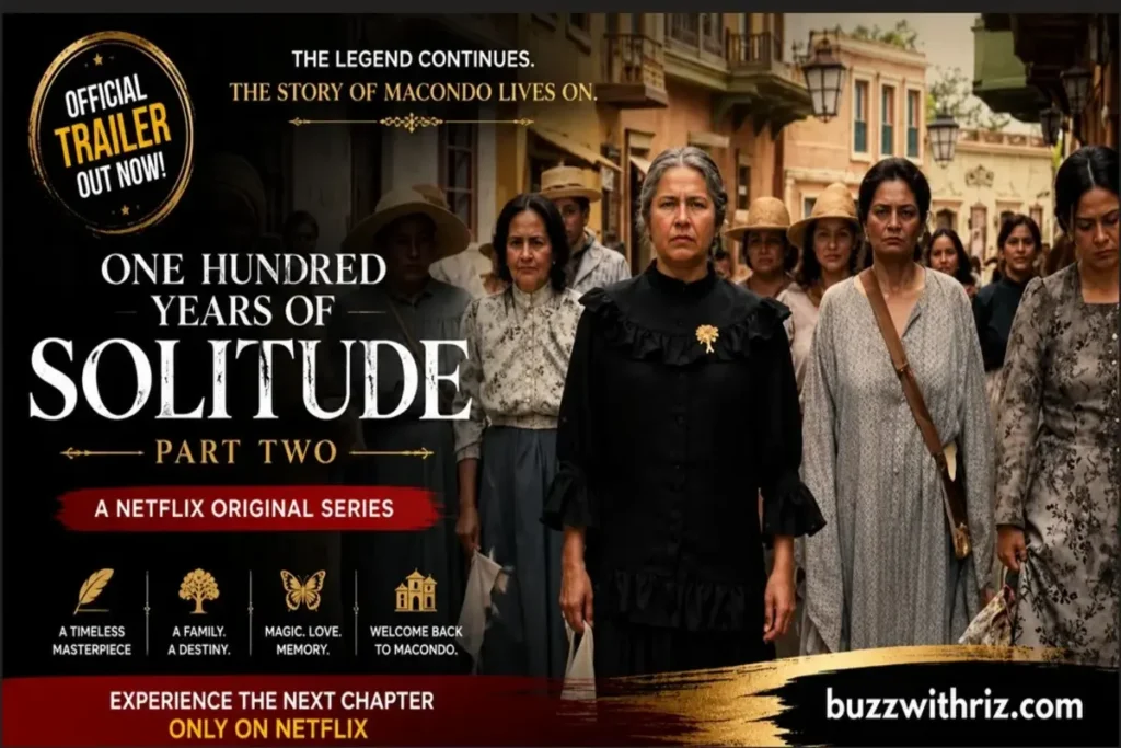 One Hundred Years of Solitude: Part Two Trailer Reveals a Powerful Return to the World of Macondo One Hundred Years of Solitude Part Two official trailer scene featuring the women of Macondo in Netflix's literary drama