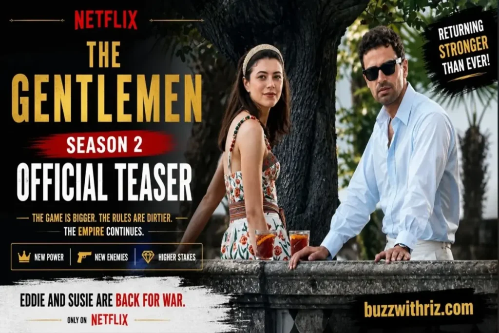 Theo James and Kaya Scodelario in The Gentlemen Season 2 Official Netflix Teaser