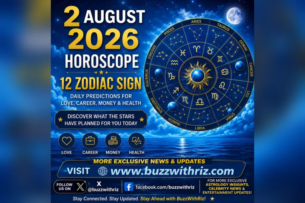 August 2, 2026 Horoscope: Complete Daily Predictions for All 12 Zodiac Signs August 2, 2026 horoscope featuring daily zodiac predictions for all 12 astrology signs