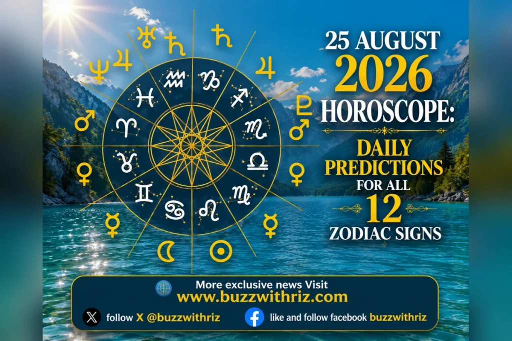25 August 2026 horoscope for all 12 zodiac signs