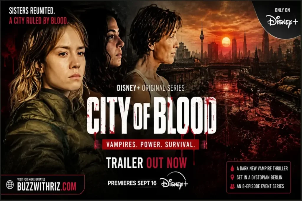 City of Blood Disney+ trailer shows Bea and Phoebe traveling through dystopian Berlin