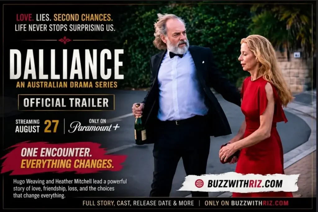 Dalliance: Paramount+’s New Australian Drama Finds Drama in Love, Loss and Second Chances Dalliance Paramount+ trailer featuring Hugo Weaving and Heather Mitchell