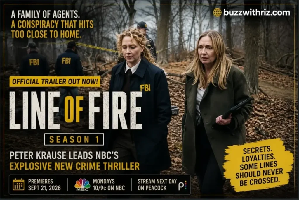 Line of Fire Season 1 FBI agents investigate a crime scene