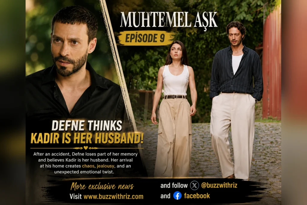 Muhtemel Aşk Episode 9 Defne Kadir and Tolga