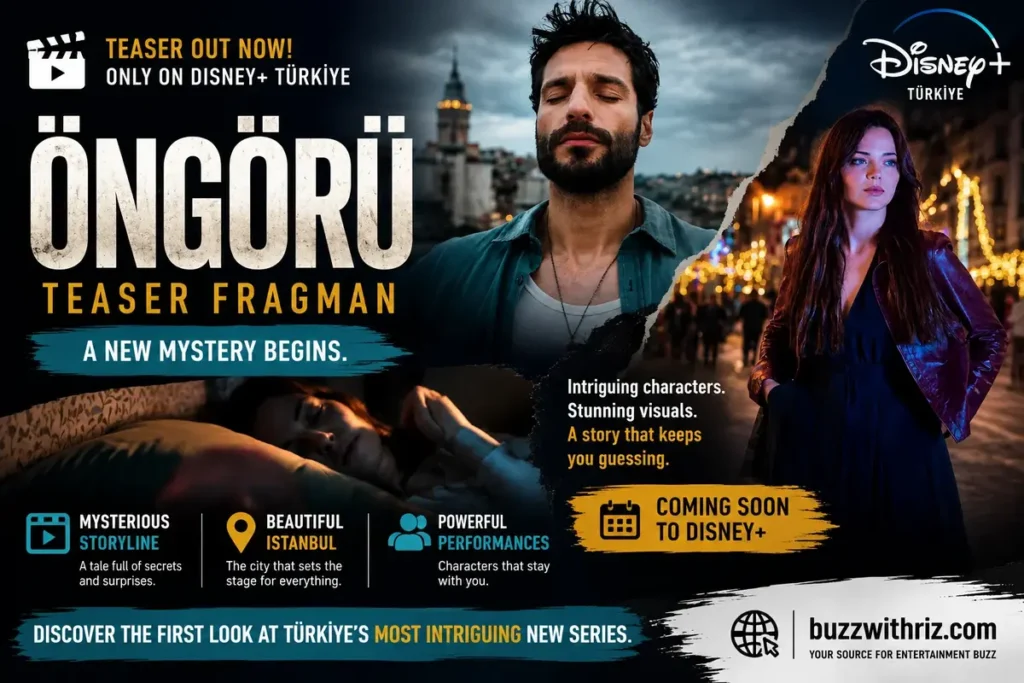 Öngörü Teaser: Disney+ Türkiye’s New Mystery Woman walking through Istanbul at night in Öngörü teaser