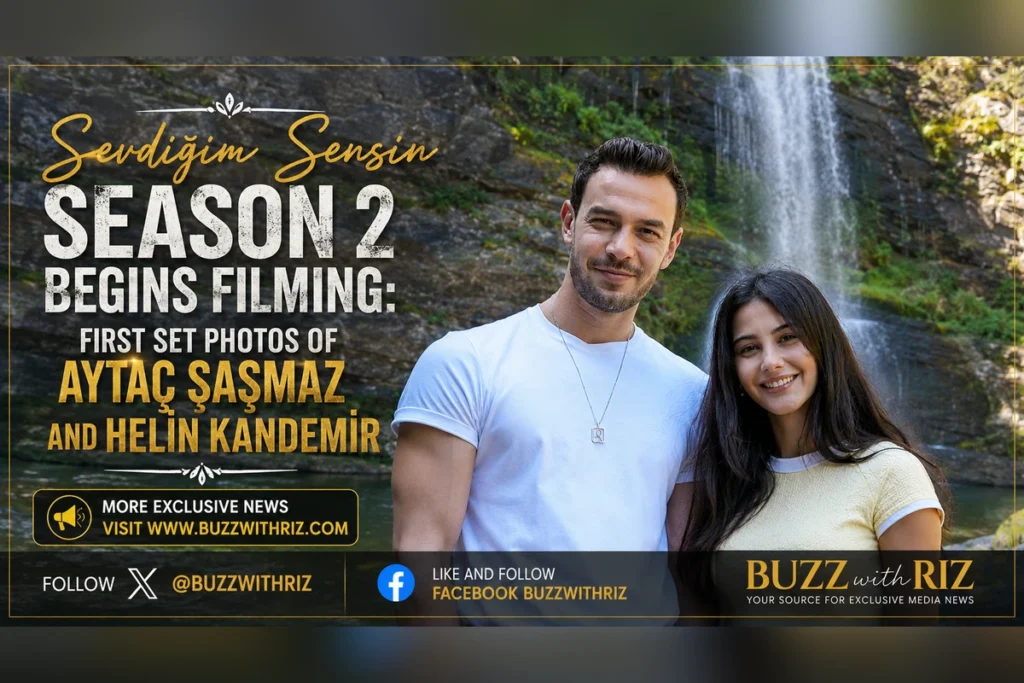 Sevdiğim Sensin Season 2 Begins Filming: First Set Photos of Aytaç Şaşmaz and Helin Kandemir Aytaç Şaşmaz and Helin Kandemir on the set of Sevdiğim Sensin Season 2