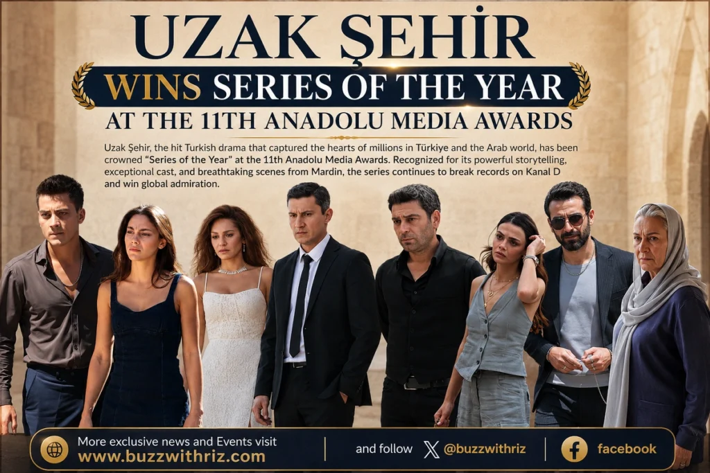 Uzak Şehir wins Series of the Year at the 11th Anadolu Media Awards