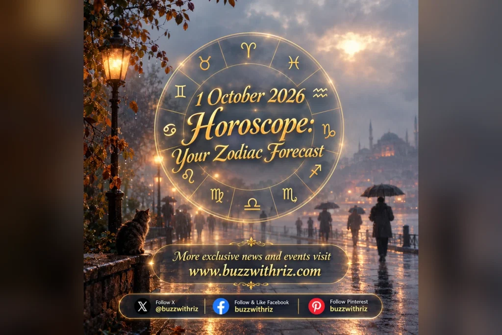 1 October 2026 horoscope for all 12 zodiac signs