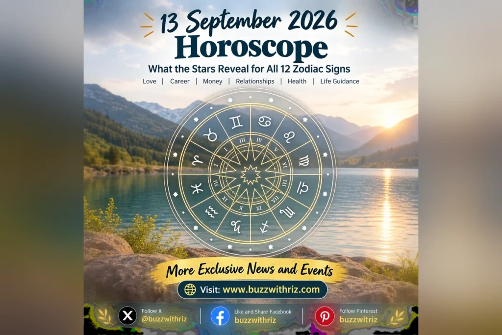 13 September 2026 horoscope for all 12 zodiac signs